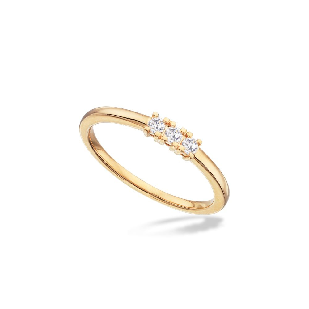Scrouples Ring Kleopatra Alliancering 14kt Guld Med Brillanter 12ct 7335 - Scrouples Fingerringe