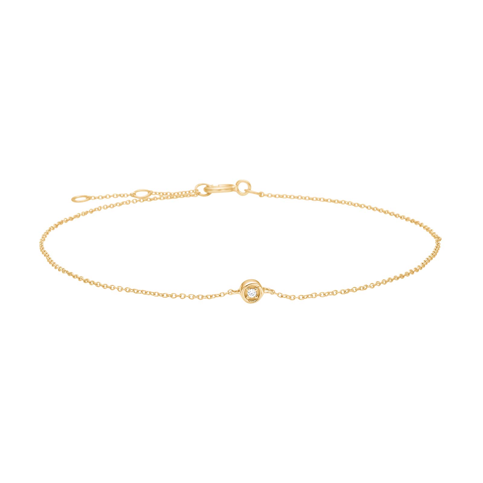 14kt Guldarmbånd 005ct - Siersbøl Armbånd