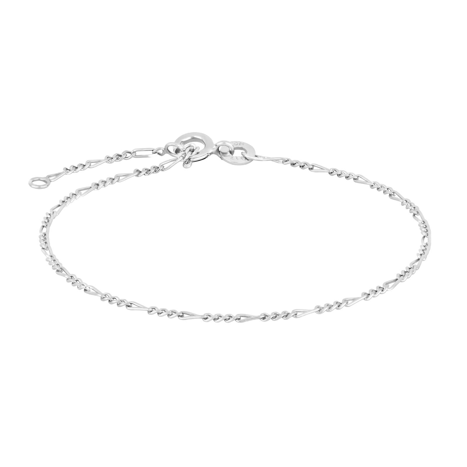 Rhod Sølvarmbånd Figaro - Siersbøl Armbånd
