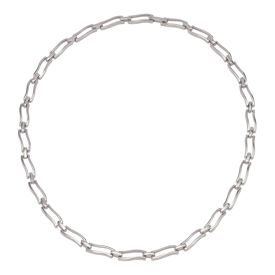 Rhodineret Sølv Collier - Siersbøl Armbånd