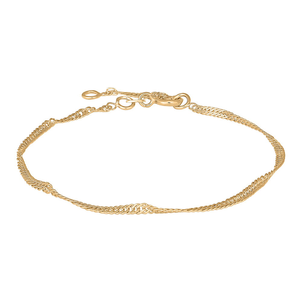 9kt Guldarmbånd Singapore - Siersbøl Armbånd