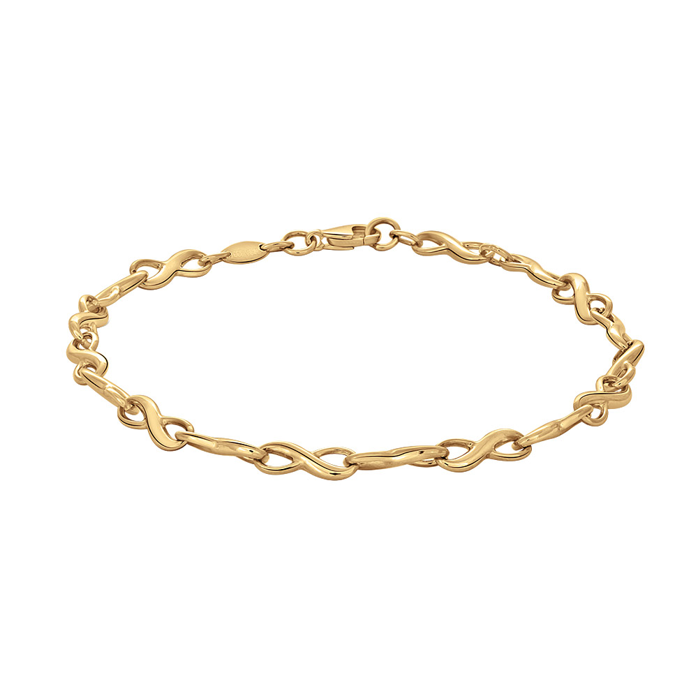 8kt Guldarmbånd Uendelighedstegn - Siersbøl Armbånd