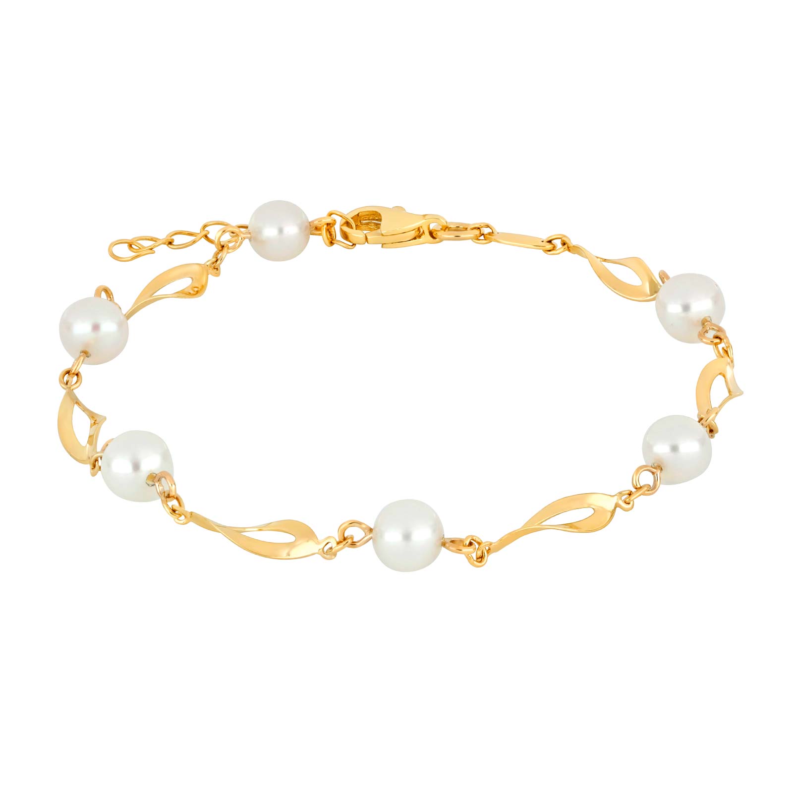 8kt Guldarmbånd Perler - Siersbøl Armbånd
