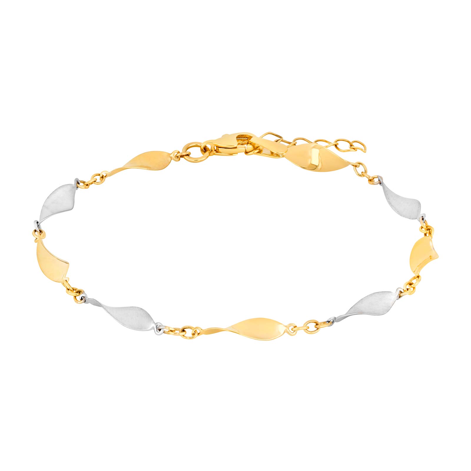 8kt Guldarmbånd Bicolor - Siersbøl Armbånd