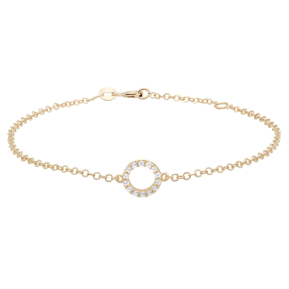 Siersbøl 8kt Armbånd Synt Zirkonia 80830020300 - Siersbøl Armbånd
