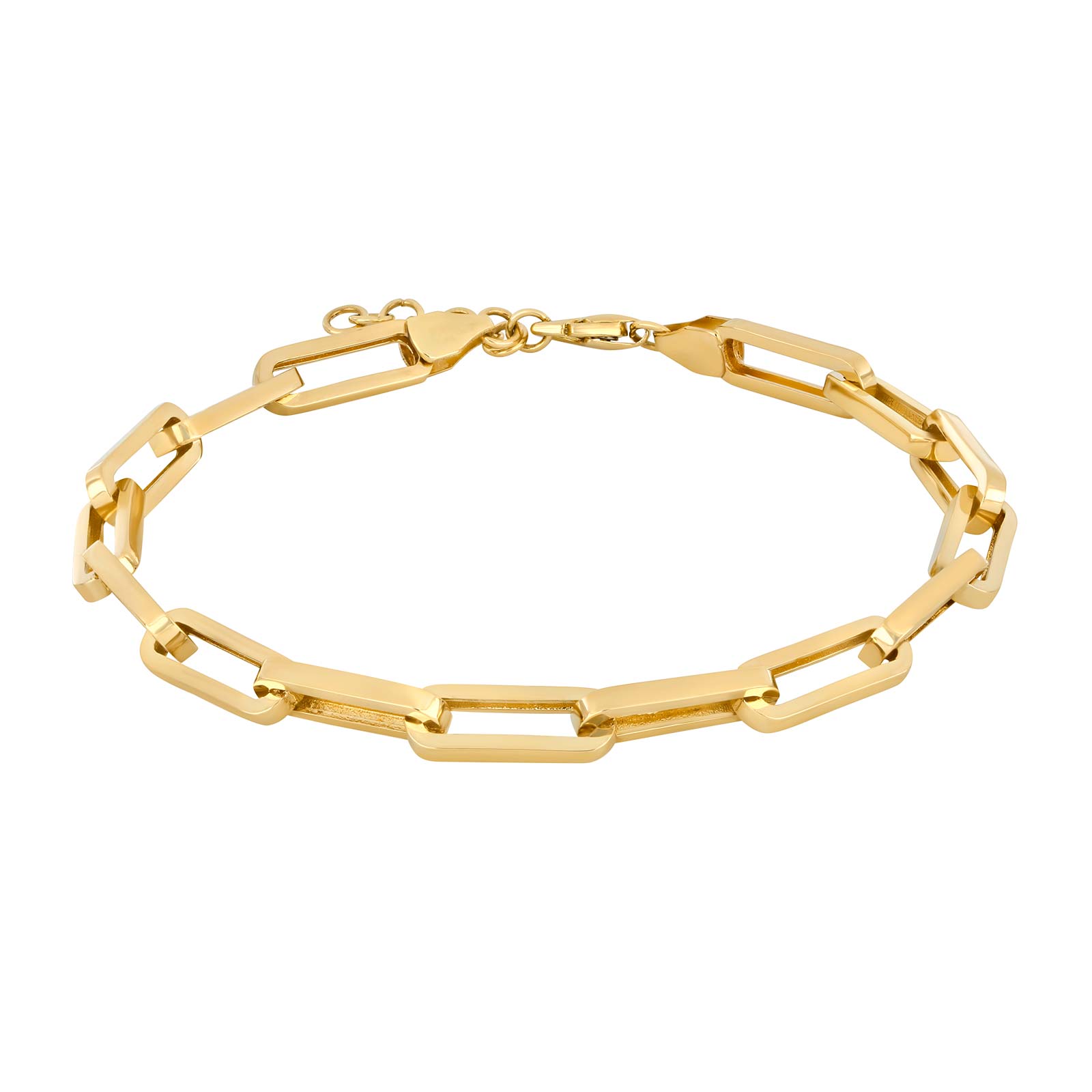 8kt Guldarmbånd Firkantet Led - Siersbøl Armbånd