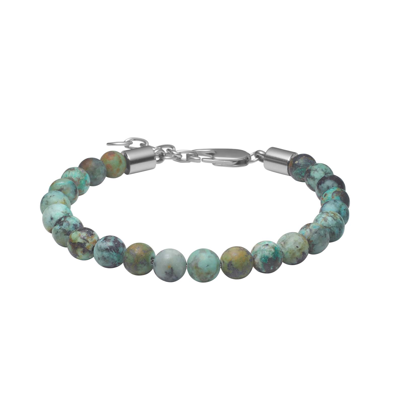 Son Armbånd Mat Afrikansk Turkis 6mm 19cm 23cm - Son Of Noa Armbånd