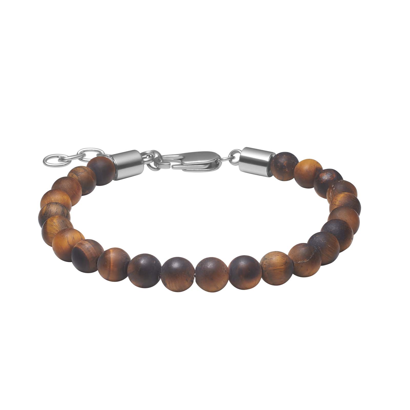 Son Armbånd Mat Gul Tigerøje 6mm 19cm 23cm - Son Of Noa Armbånd