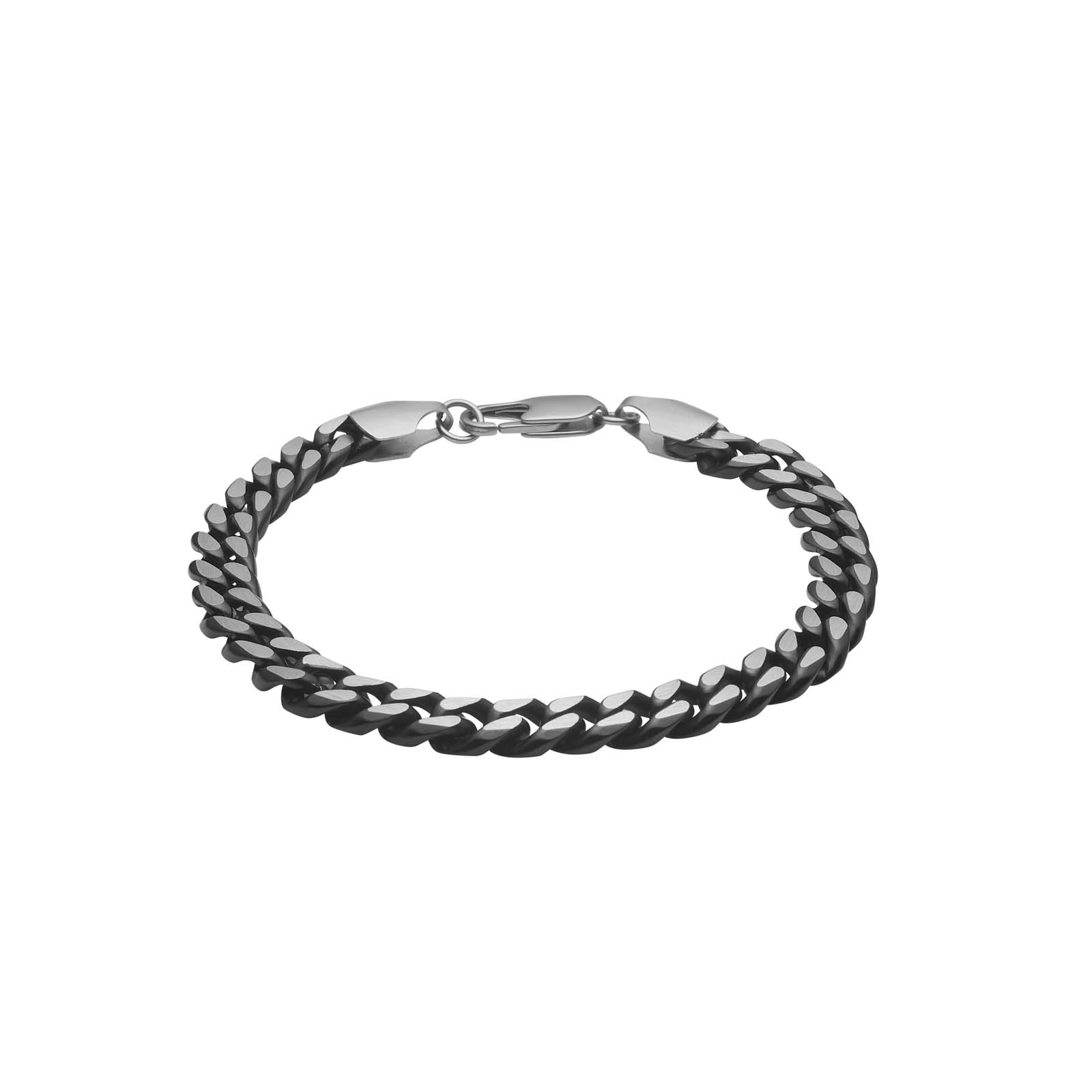 Sort Son Armbånd Stål Black 23cm - Son Of Noa Armbånd