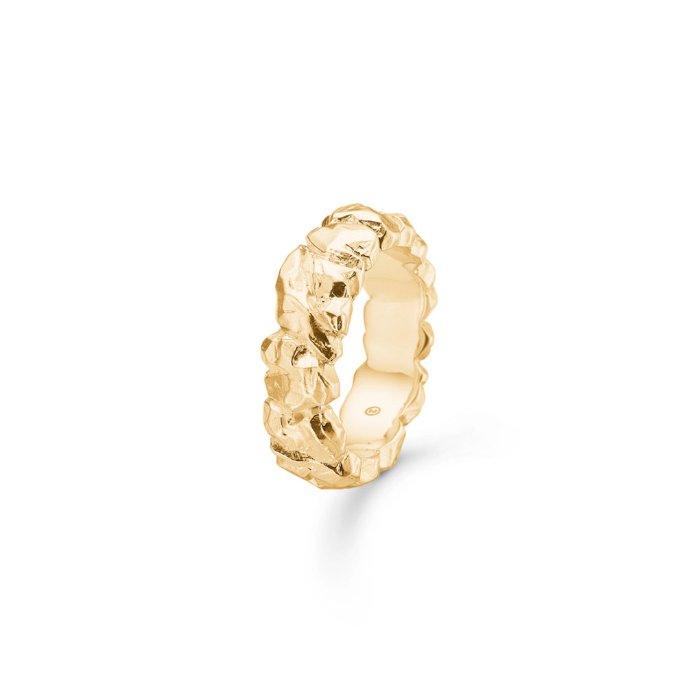 Studio Big Element Ring Karat Forgyldt Sølv 8240801 - Studio Z Fingerringe  - 1233690197326