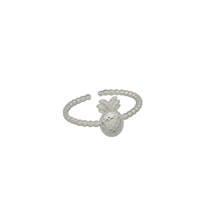 Donnatella Ring Pineappel Sølv - Donnatella Fingerringe