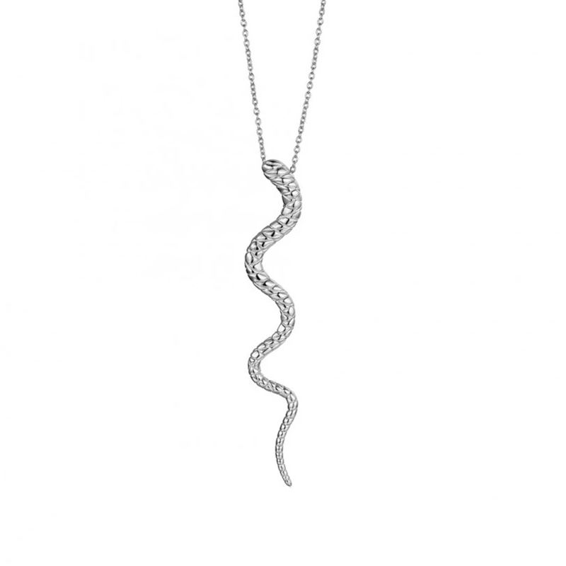 Donnatella Snake Halskæde Sølv - Donnatella Halskæder