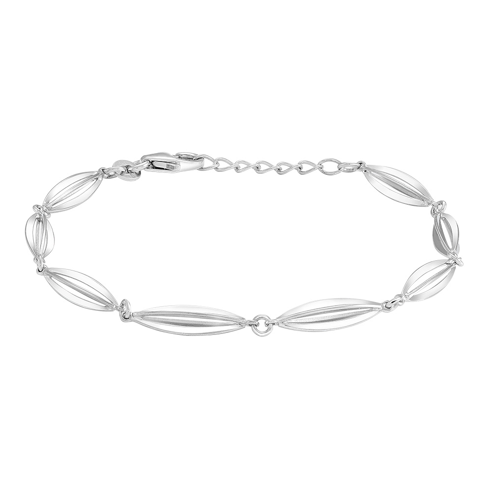Rhod Sølvarmbånd Bur - Siersbøl Armbånd
