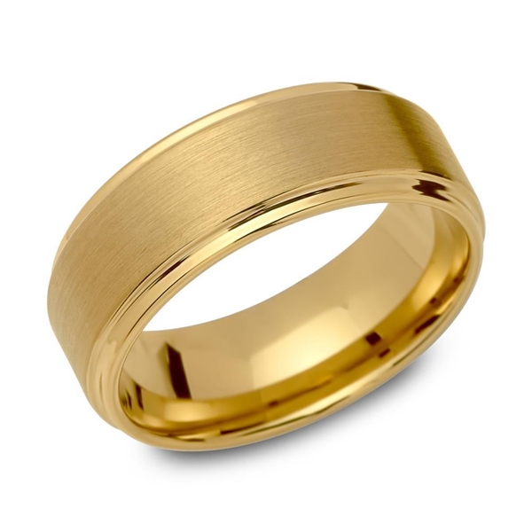 Enkel Vielsesring Forgyldt Tungsten - Vielsesringe