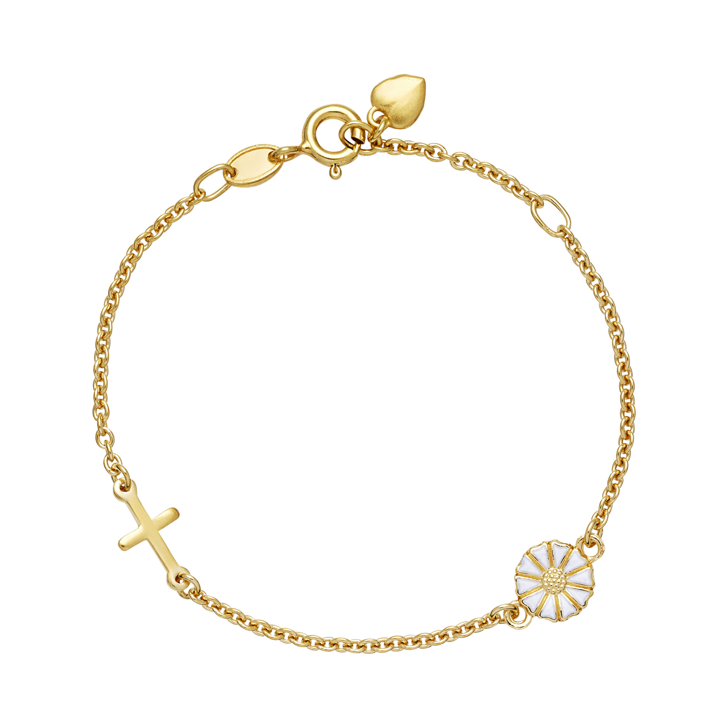 Lund Copenhagen Marguerit Børnearmbånd Tro Håb Kærlighed 9015054 - Lund Copenhagen Armbånd
