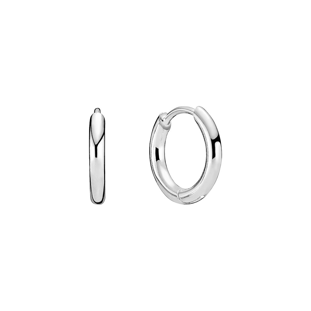 Lund Copenhagen Massiv Sølv Creol 10mm 9091097 - Lund Øreringe  - 1233690119588
