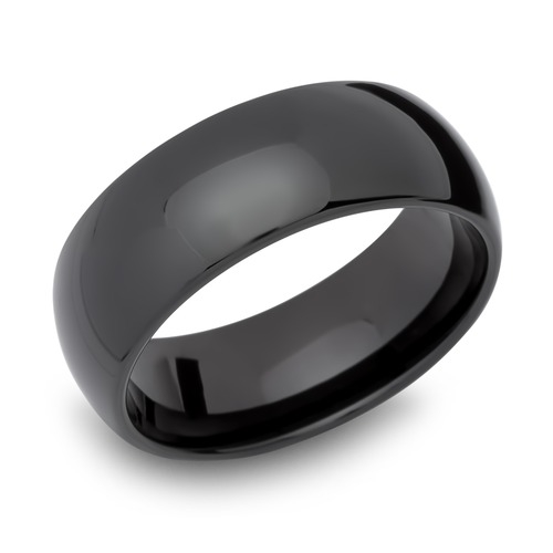 Sort Vielsesring Tungsten - Vielsesringe