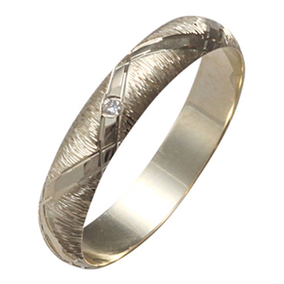 Vielsesring Guld Med Diamant - Vielsesringe