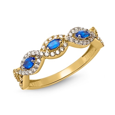 Ring Guld Med Zirkonia Str - Fingerringe
