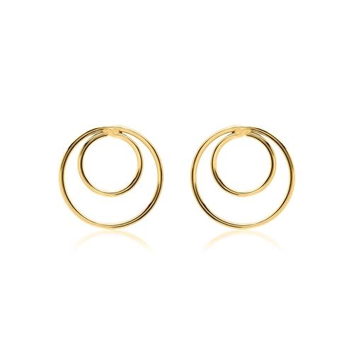 Karat Guld ørestikker Med Ringe - Ørestikkere