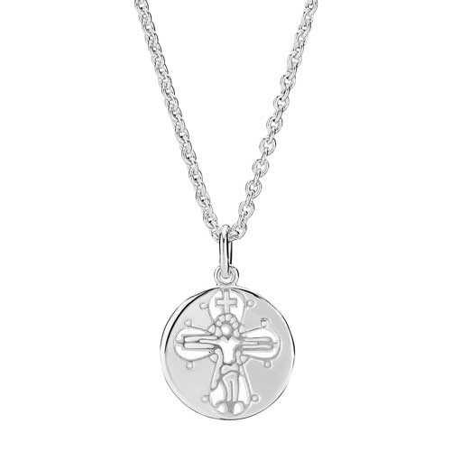 Collier Sølv Med Dagmarkors - Halskæder