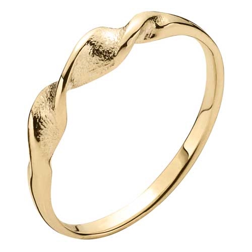 Snoet Rustik Guldring - Fingerringe