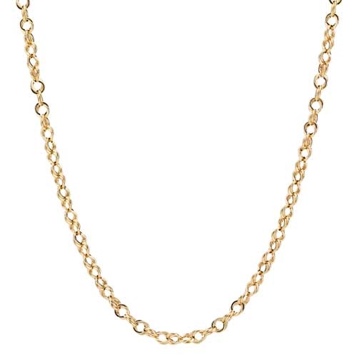 Collier Guld Med Rund Led - Halskæder