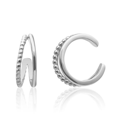 Dobbelte Ear Cuffs Sølv - Øreringe