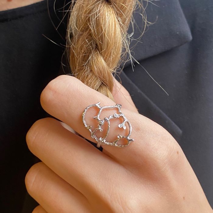 Donnatella Alexandra Ring Sølv - Donnatella Fingerringe