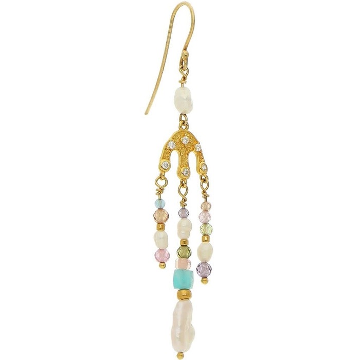 Nuni Copenhagen Barcelona ørering A1238 Pastellove - Nuni Øreringe