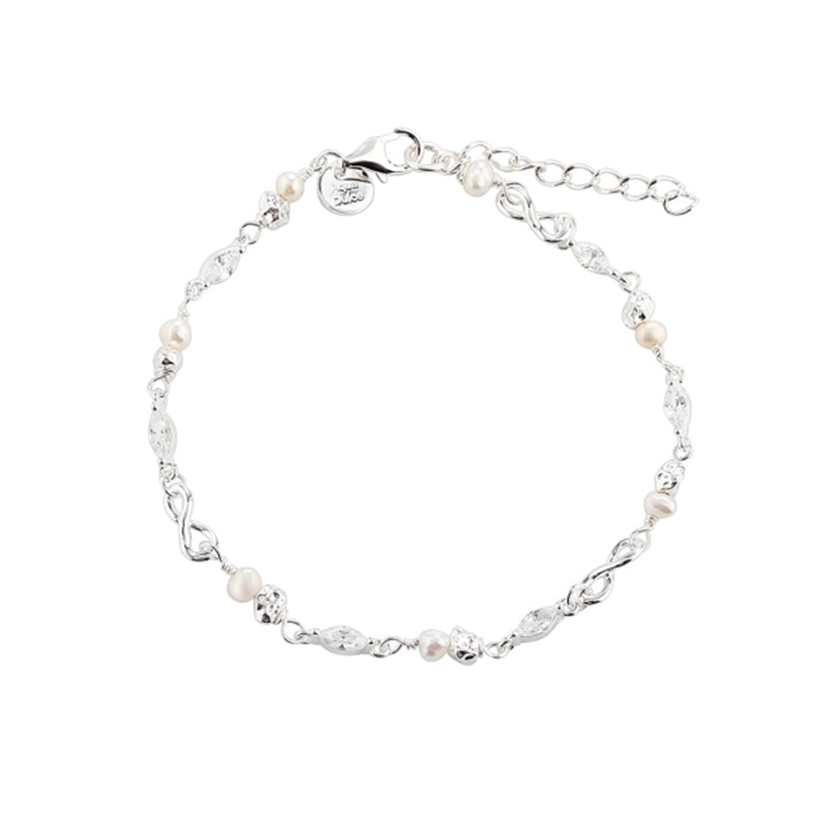 Hvid Aqua Dulce Armbånd White Garden 5967 - Aqua Dulce Armbånd