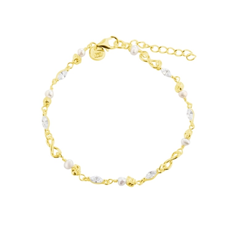 Hvid Aqua Dulce Armbånd White Garden 5968 - Aqua Dulce Armbånd