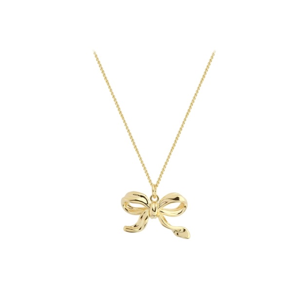 Aqua Dulce Halskæde Curve Bow 5962 - Aqua Dulce Halskæder