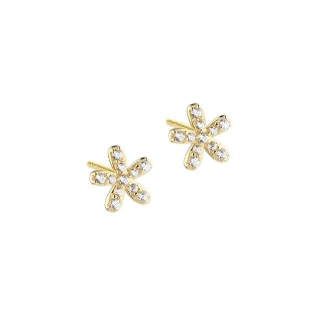 Aqua Dulce Darling Flower ørestikker - Aqua Dulce Øreringe  - 5740013856908