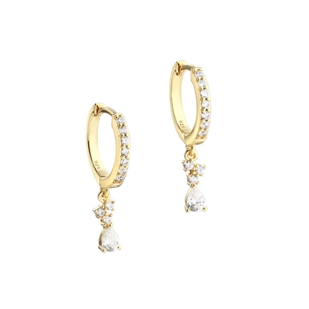 Aqua Dulce Hoops Aura 6090 - Aqua Dulce Øreringe