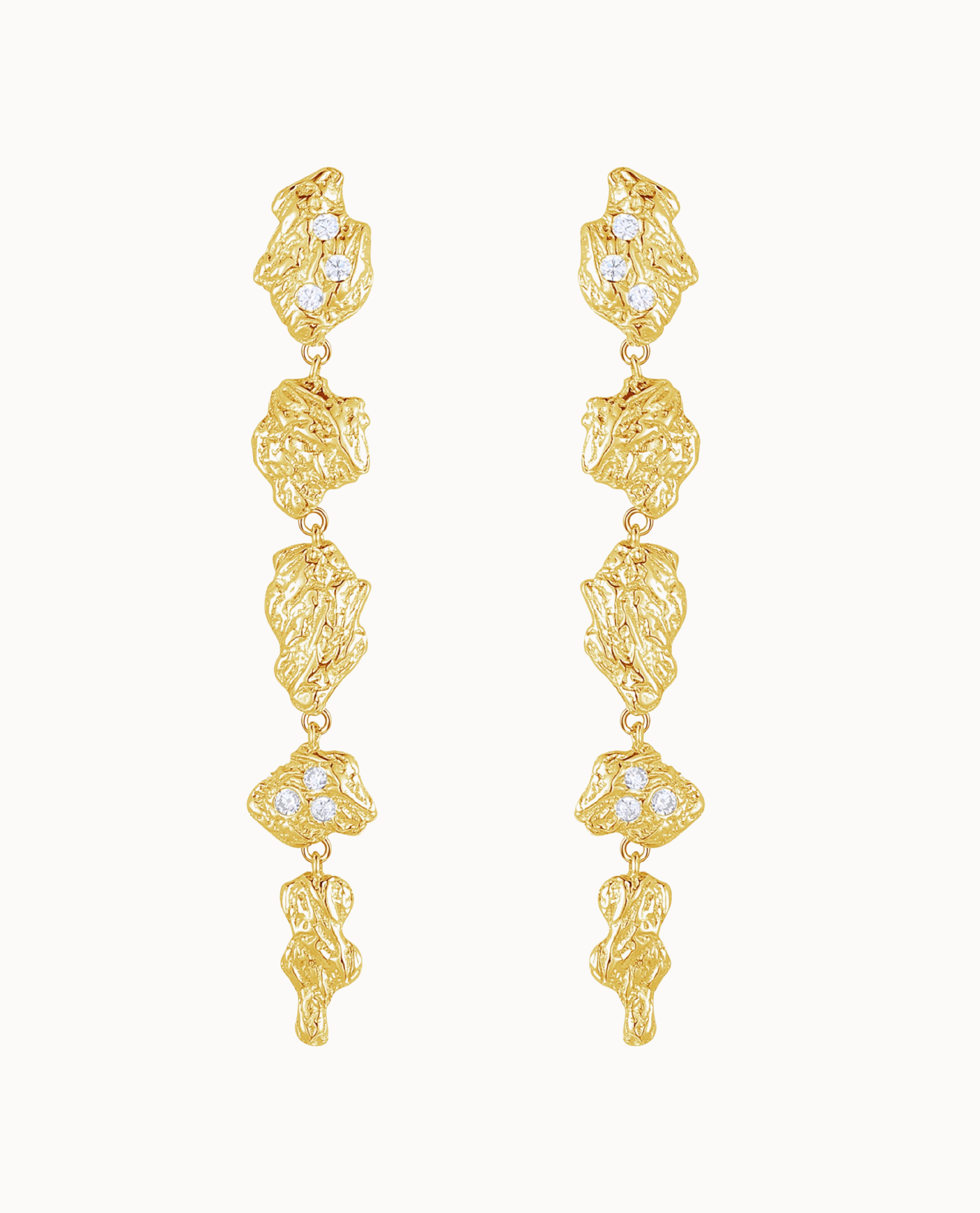 Azar Earrings Forgyldt - Nava Copenhagen Øreringe  - 05715461007165