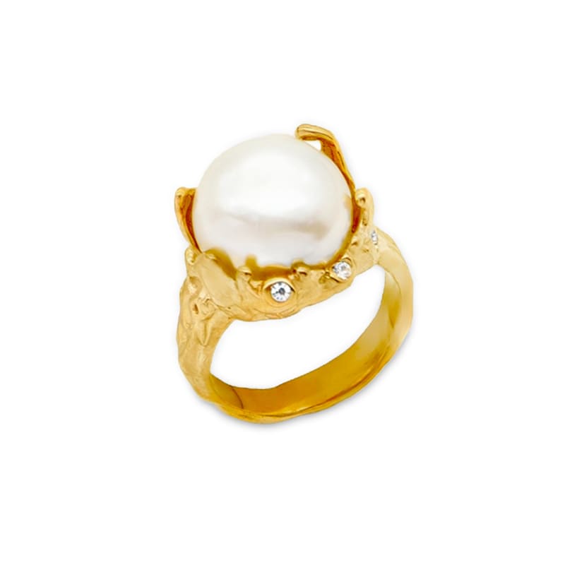 Lagoon Pearl Ring Bay - Aqua Dulce Fingerringe  - 5715446639664