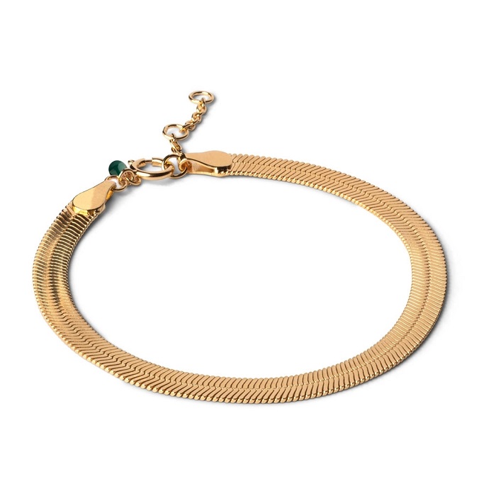 Enamel Armbånd Carla Forgyldt - Armbånd
