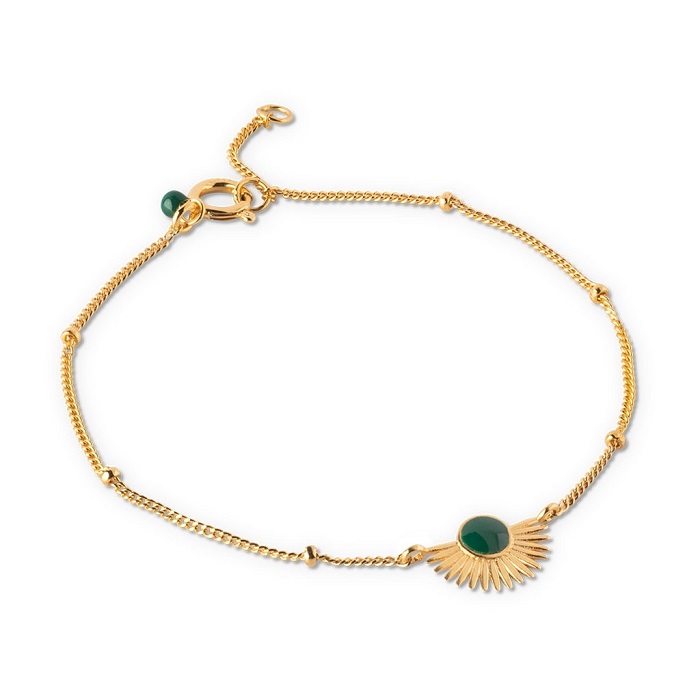 Grøn Enamel Soleil Armbånd B78gmpetrolgreen - Armbånd