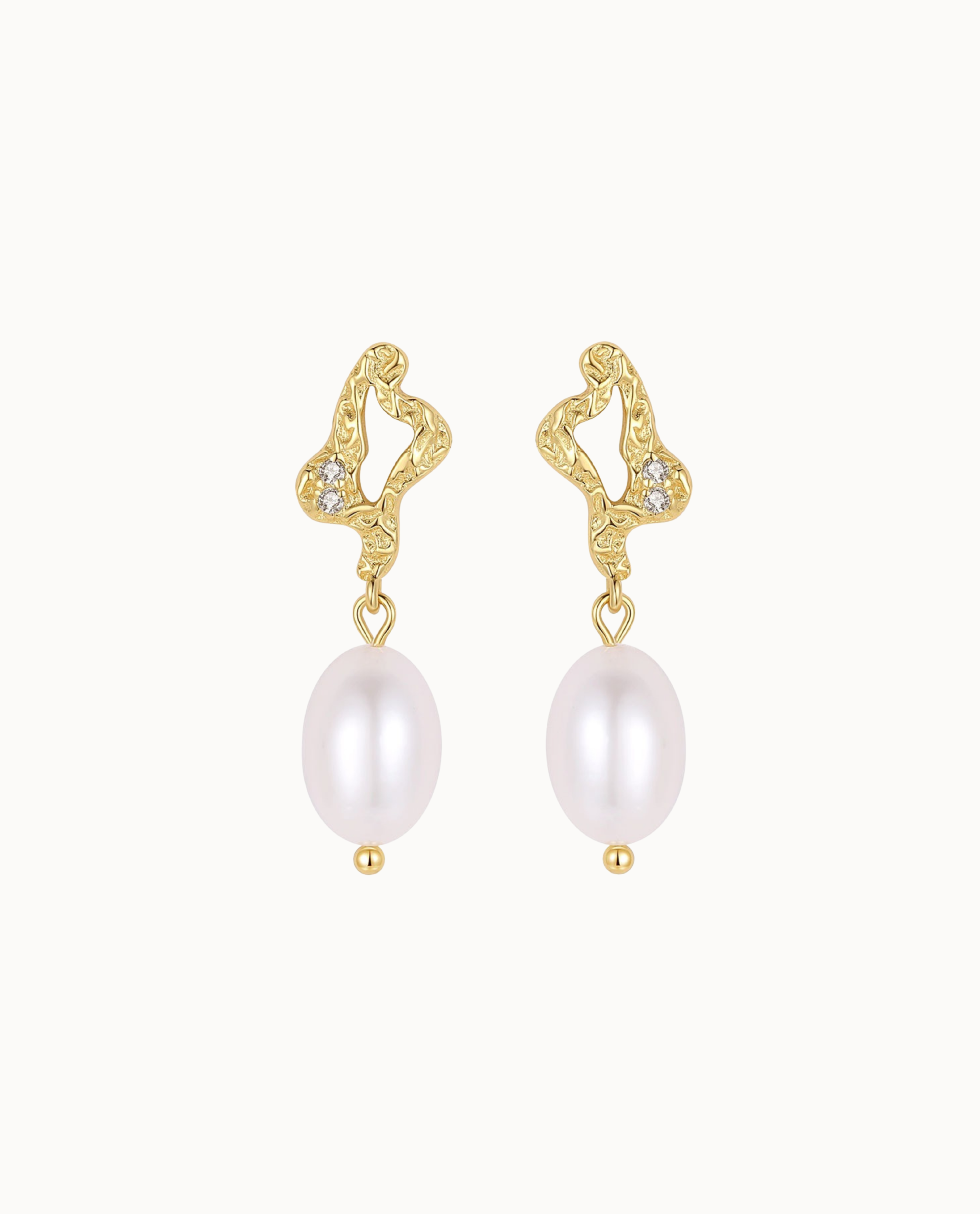 Bahiri Earrings Forgyldt - Nava Copenhagen Øreringe  - 05715461004393