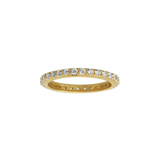 Bybiehl Sparkle Band Ring Guldbelagt Sølv 1502a - Bybiehl Fingerringe  - 1233690151960
