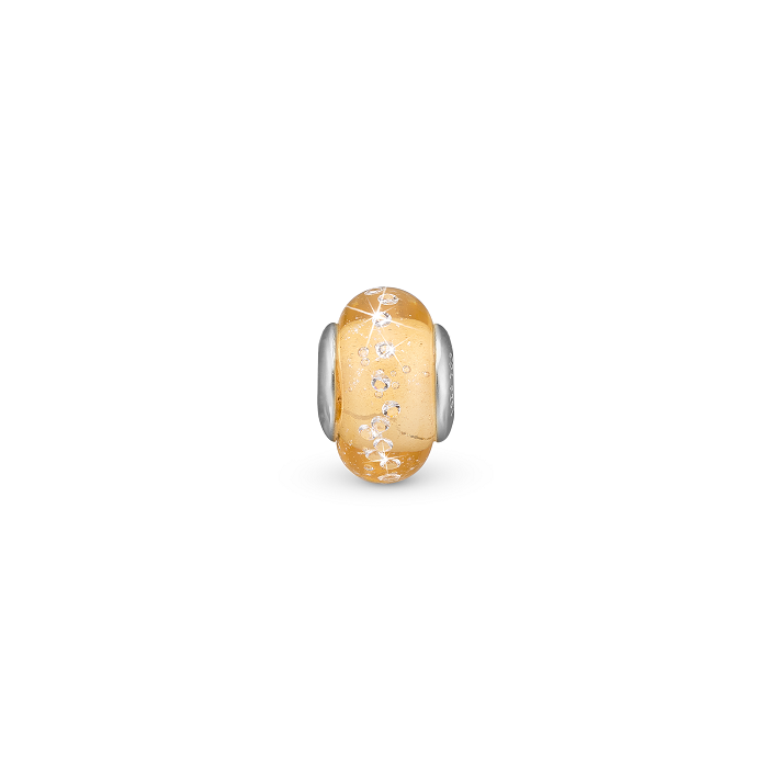 Christina Golden Topaz Globe 4mm Charm - Christina Armbånd