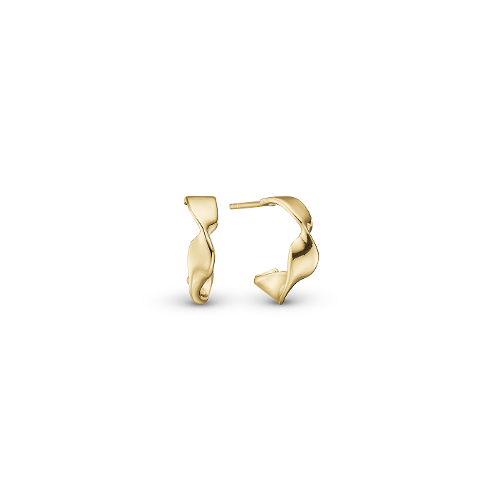 Christina Curved Leaf øreringe 670 G47 - Christina Øreringe