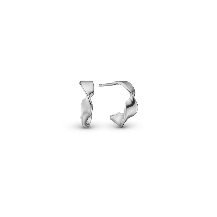 Christina Curved Leaf øreringe 670 S47 - Christina Øreringe