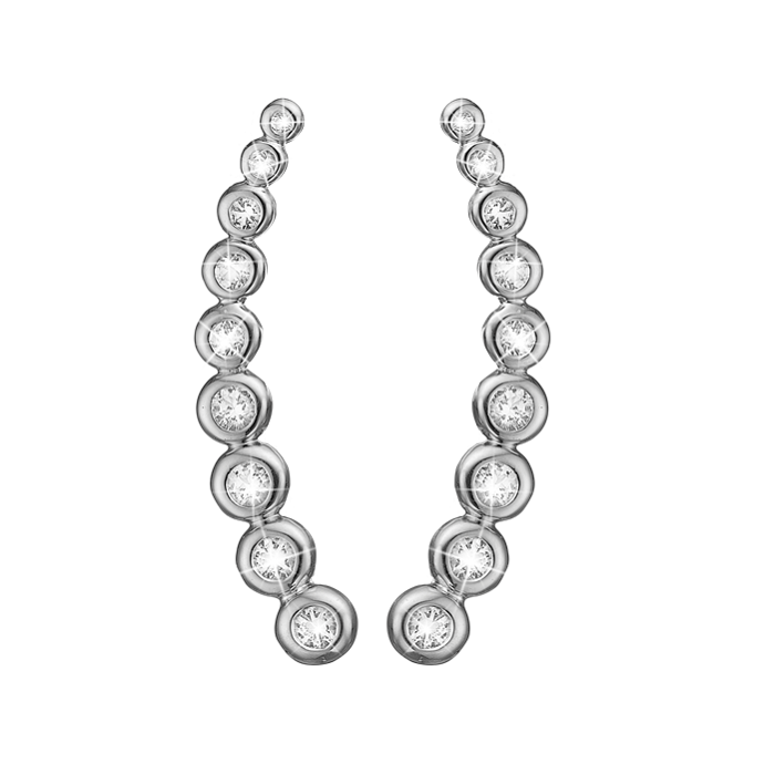 Christina Topaz Ear Crawler 672 S09 - Christina Øreringe