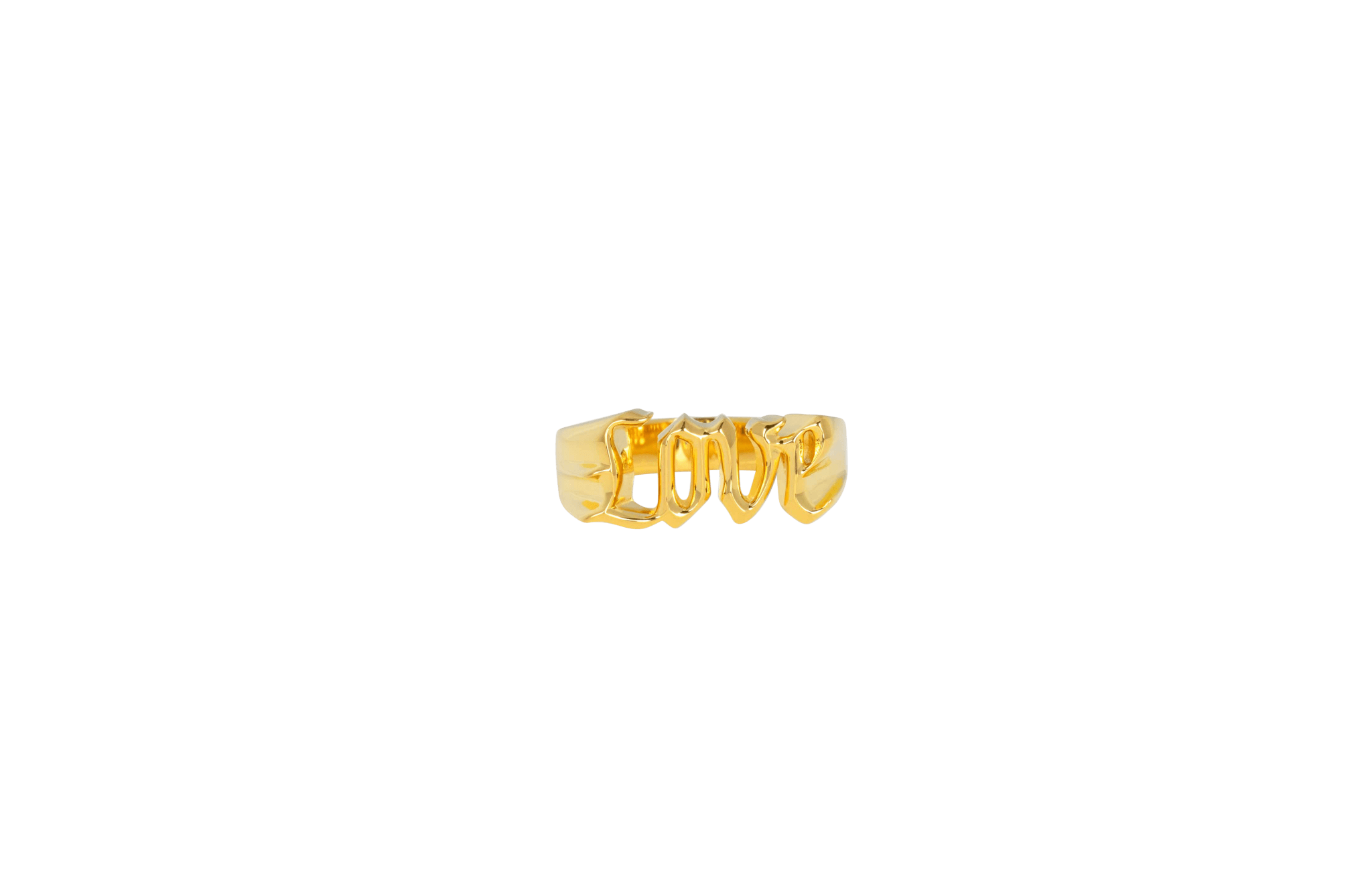 Guld Love Ring - Ix Studios Fingerringe  - 5714534003141