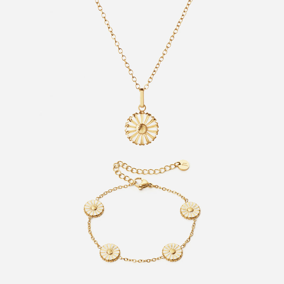 Marguerit Halskæde Armbånd 18k Guldbelagt - Josephine Nord Armbånd