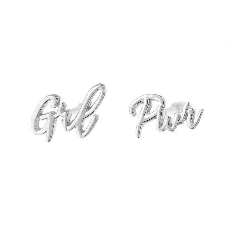 Sæt Grl Pwr Sterling Sølv - Szhirley Øreringe
