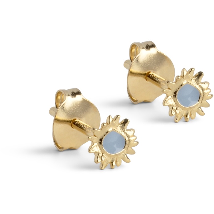Enamel Mini Sunshine øreringe E419gsteelblue - Øreringe