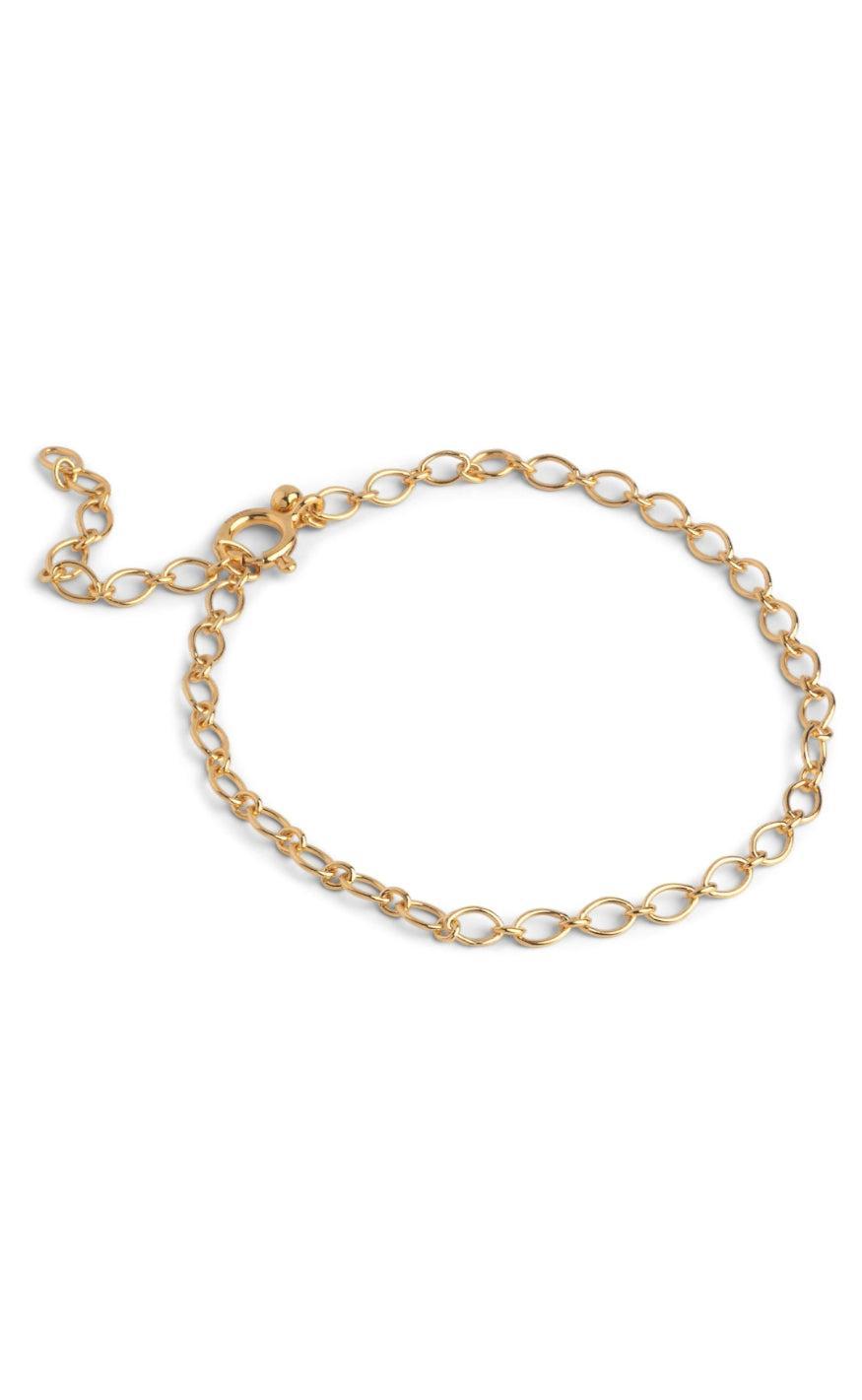 925S/GP Enamel Copenhagen Armbånd Simple Charm Gold Coulor - Armbånd  - 5714274034122